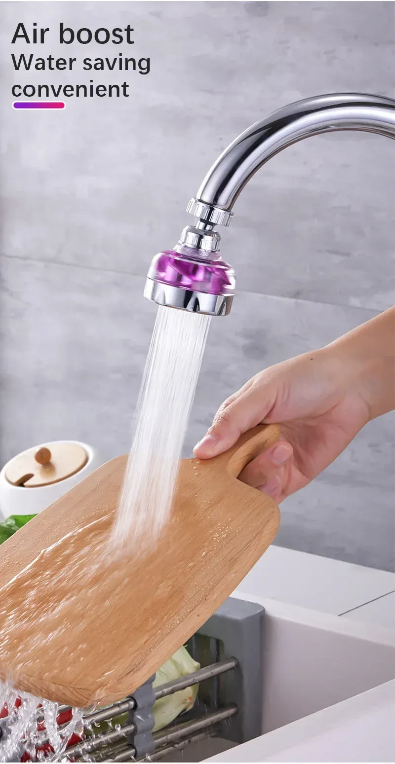 Faucet Splashproof Kitchen Home Shower Universal Joint Extender