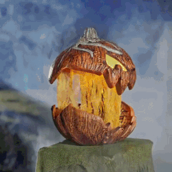 Halloween Scary Pumpkin With Lights
