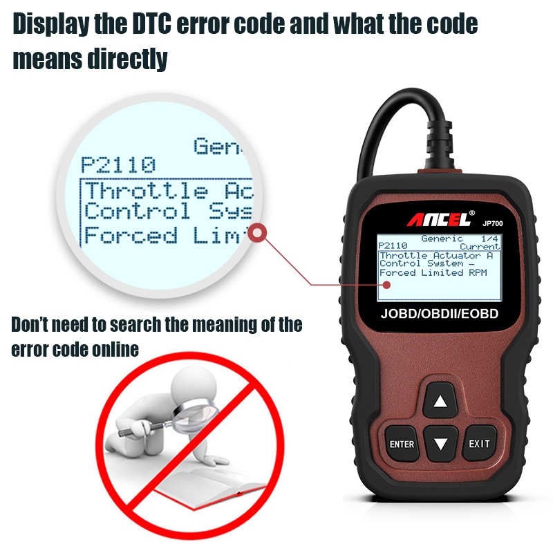 Car Simplicity Engine Code Reader Scanner