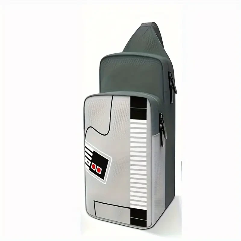 Multi-Function Switch Storage Bag and Carrying Case Set, Polyester Fiber Shoulder Sling Bag, Portable Travel Organizer for Game Console, Protective Shell Pouch with Air Flow Design for Nintendo Switch