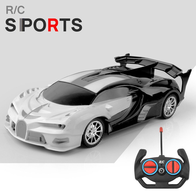 1:18 RC Sports Car - LED Light, 2.4G Remote Control High-Speed Drift Car