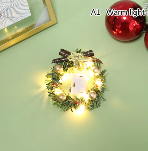 1Pc 1:12 1/6 Dollhouse Miniature Mini Christmas