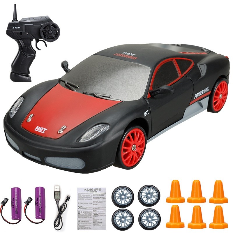 1:24 High-Speed RC Car - Mini Electric Drift Racing Car