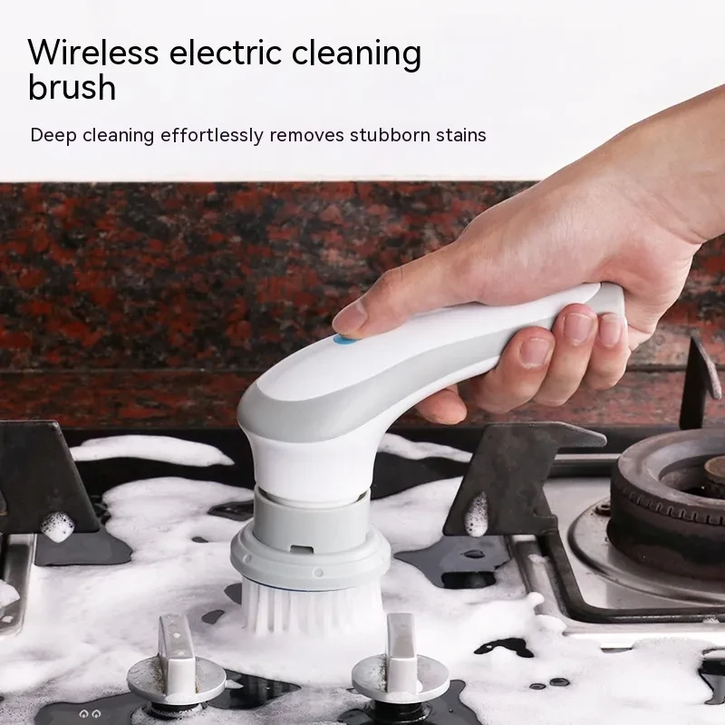 Spinning Scrubber Handheld Electric Cordless Cleaning Brush