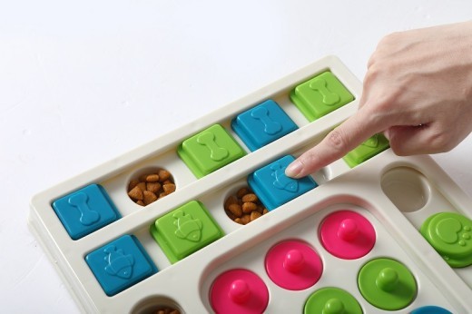 S-shaped Square Pet Puzzle Toy Dog Snacks