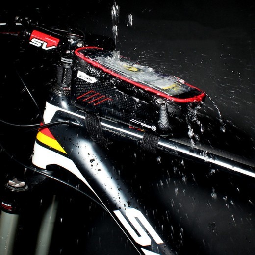 Hard Shell Bicycle Bag Mountain Bike Front Beam Bag Top Tube Mobile Phone Bag Saddle Bag