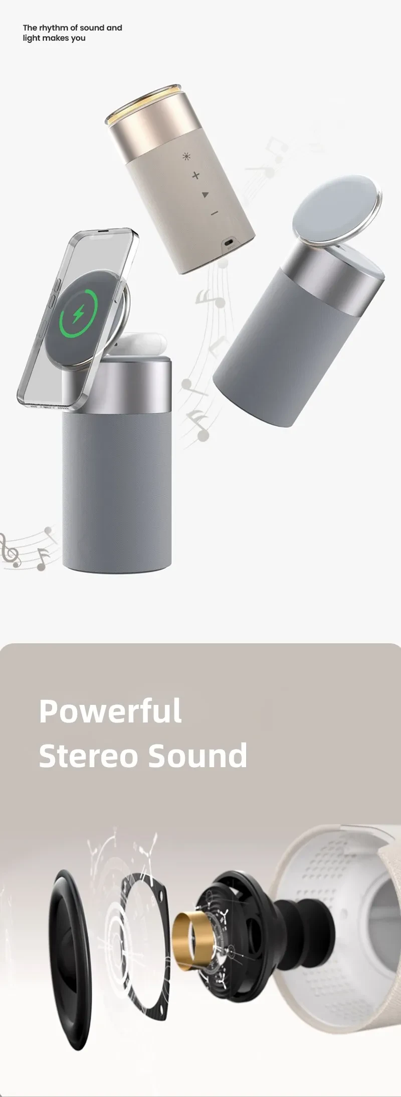 3 In 1 Multi-Function IPhone And AirPods Wireless Charger