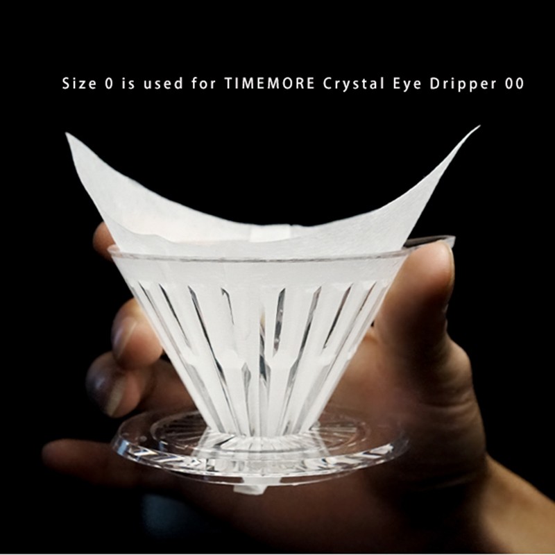 TIMEMORE Coffee Filter Paper 50pcs V-Shaped Hand Drip Filter for Pour-Over