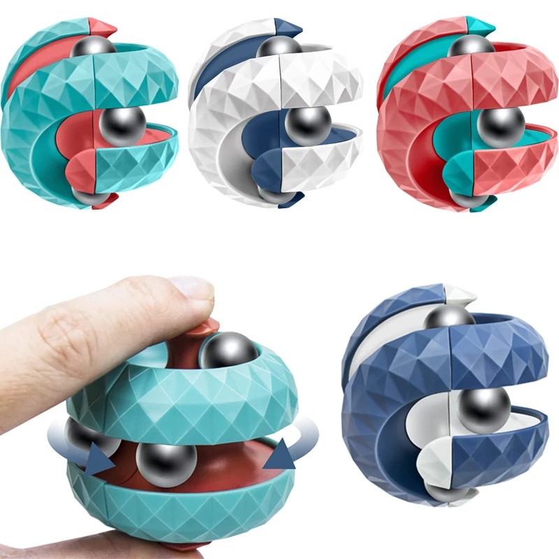 Decompression Orbit Ball Cube Anti-Stress Sensory Fidget Toy for Kids