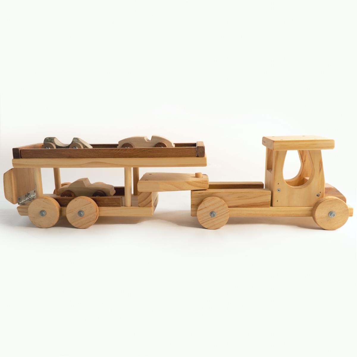 NZ Handmade| Car transporter with three cars New from GiftTree NZ!