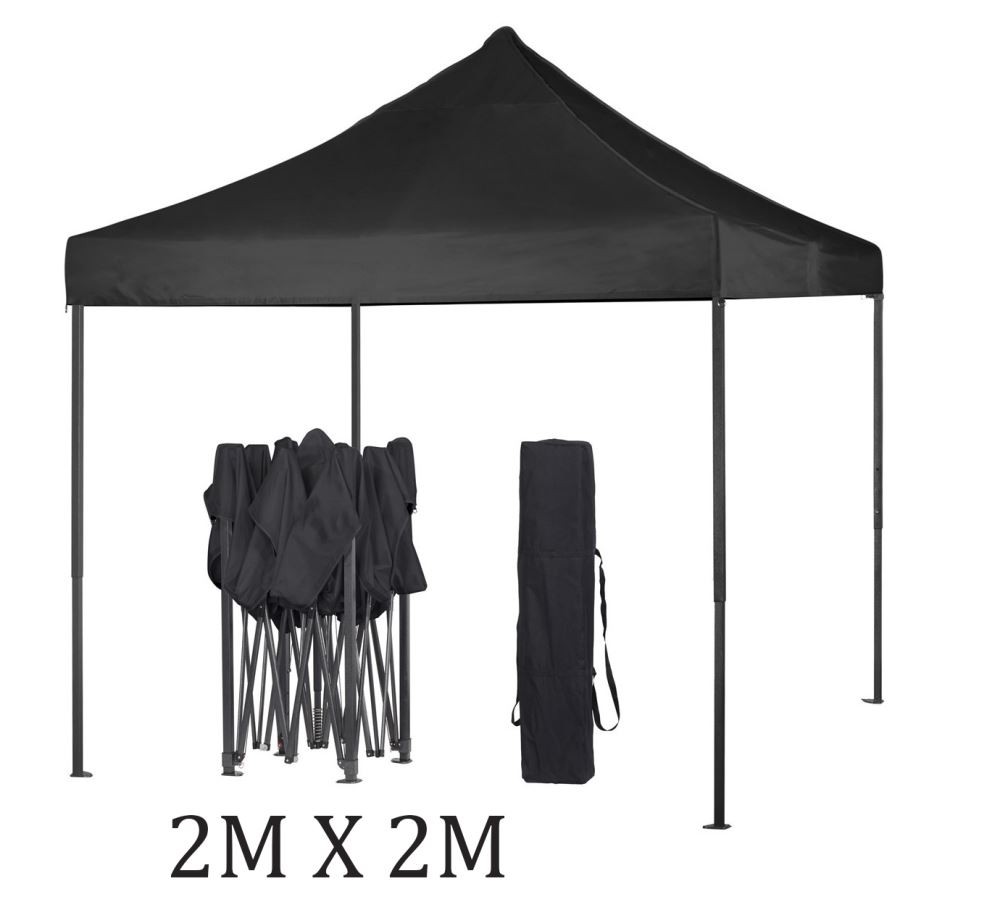 Gazebo 2m x 2m Black