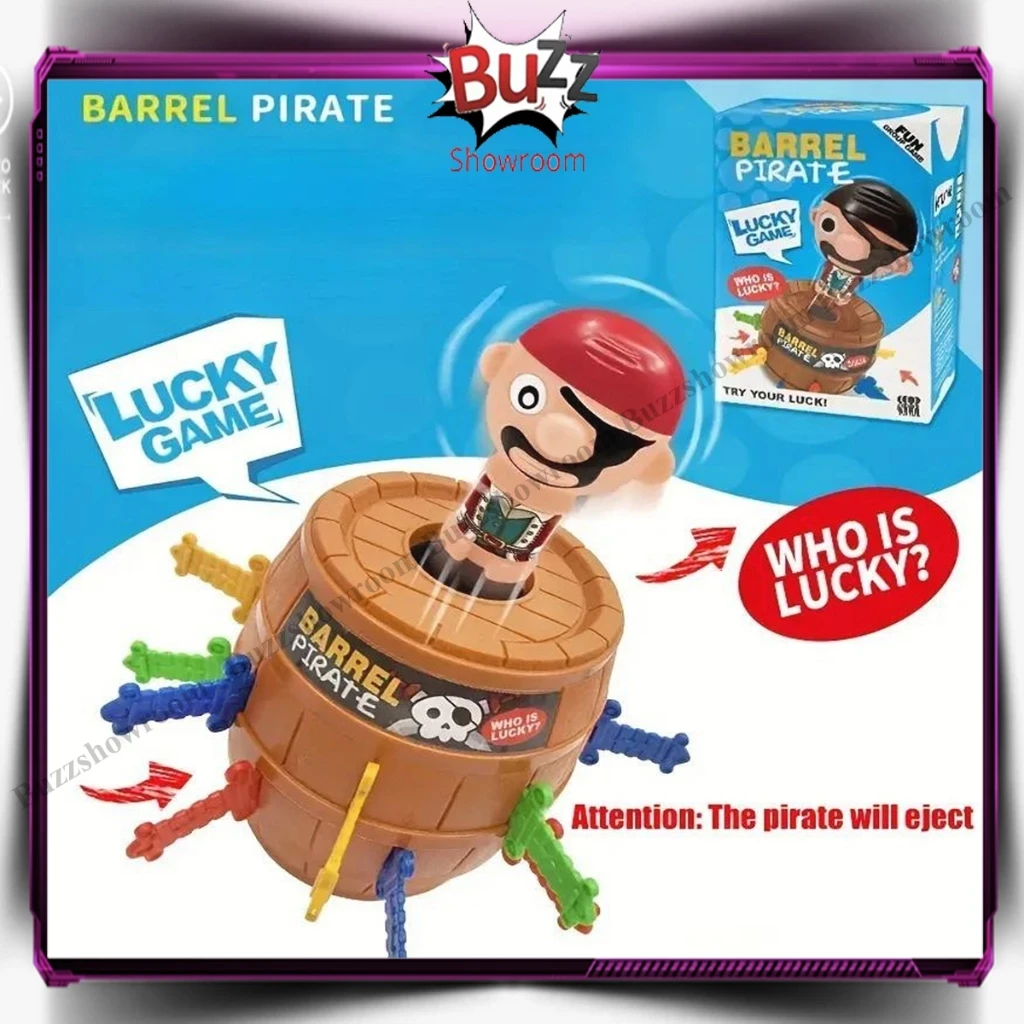 Pirate Roulette Game 24 & 16 Swords Barrel Games Running Man Games Big Mini