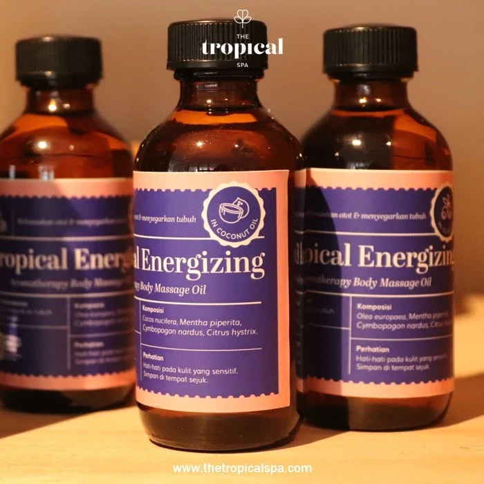 The Tropical Spa - Aromatherapy Massage Oil Tropical Energizing