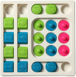 S-shaped Square Pet Puzzle Toy Dog Snacks