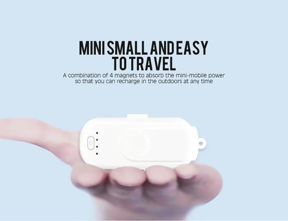 ABS Black Portable Charger