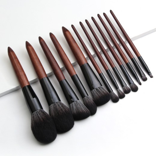 Factory Direct Sale MAANGE 12 Ebony Color Makeup Brush Set Makeup Tools Amazon Hot Sale