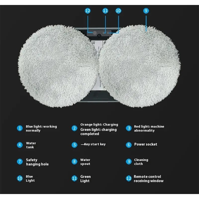 Automatic Window Cleaning Glass Machine for Home Use