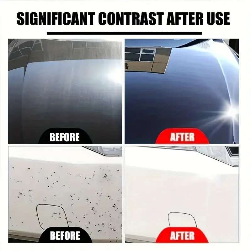 Nanocrystalline Wax Glass Car Paint Sealing Glaze Coating Spray - Bug, Sap & Tar Removers for Car Paint Maintenance - Advanced Crystal Wax Formula for Long-Lasting Protection and Easy Cleaning