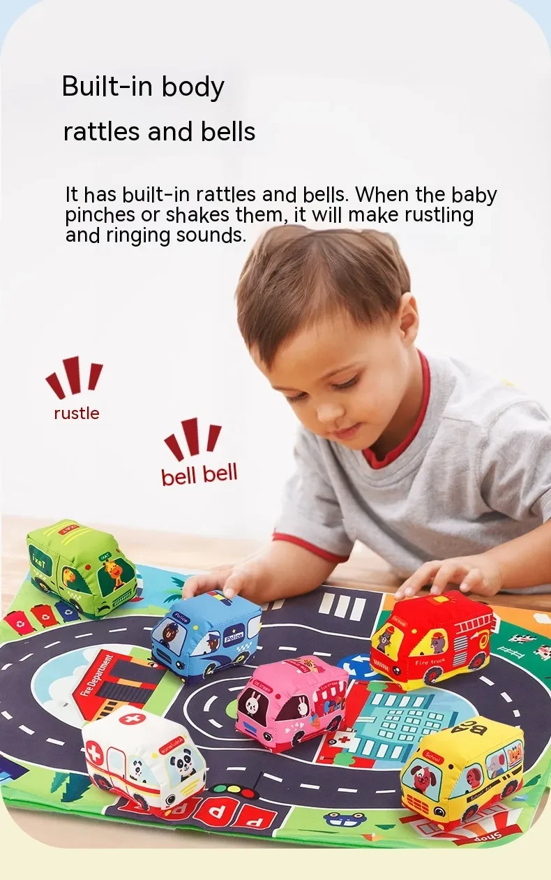 Off-road Vehicle Bag Carpet Ringing Paper Toy Car