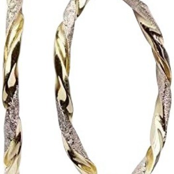 Simple Gold Alloy Earrings for Women