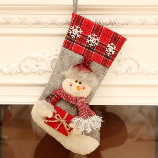Christmas socks gift bag