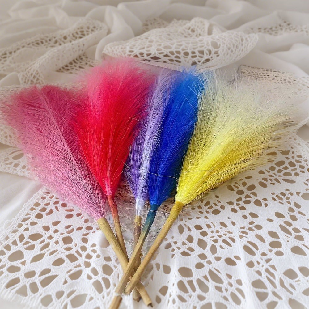 Reed Pampas Grass Decoration for Valentine's Day, New Year, and Wedding Feather Pampas Grass, Flower Arrangement