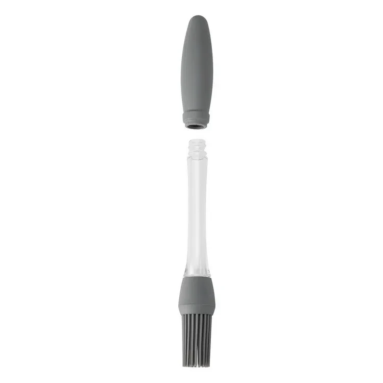 Silicone Brush Baking Tools PS Handle Round Head Broom Kitchen Seasoning