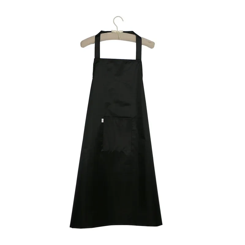 Kitchen Cooking Oil-proof Solid Color Waterproof Chef