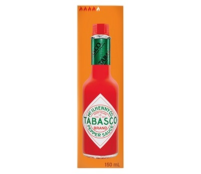 SAUCE TABASCO RED PEPPER ORANGE 150ML (MCILHENNY 50094)