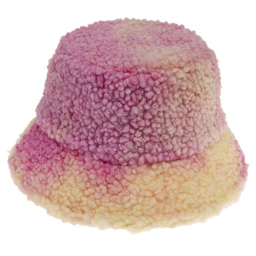 Autumn And Winter Thickening Warm And Cute Tie-dye Bucket Hat