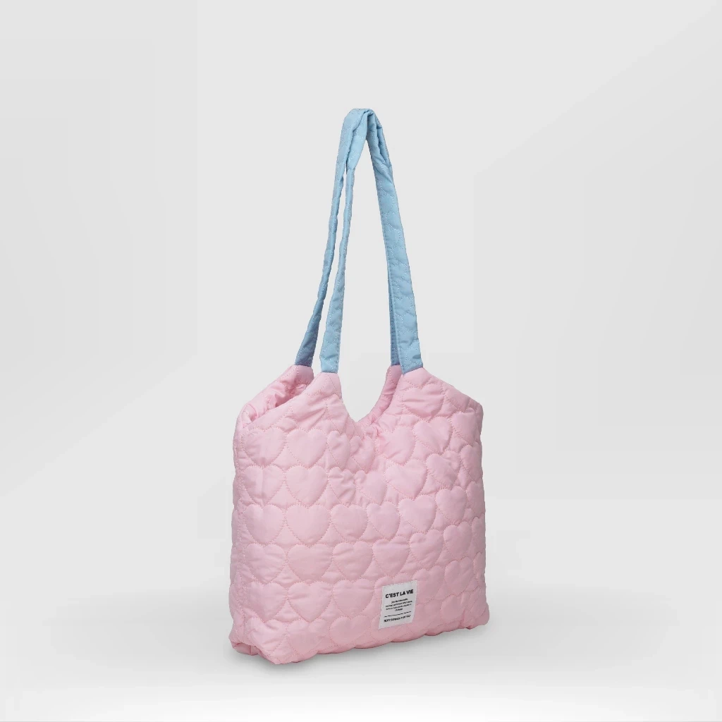 Jasmine Tote Bag Teenage Girls Handbag Puffy Bag Korean Style