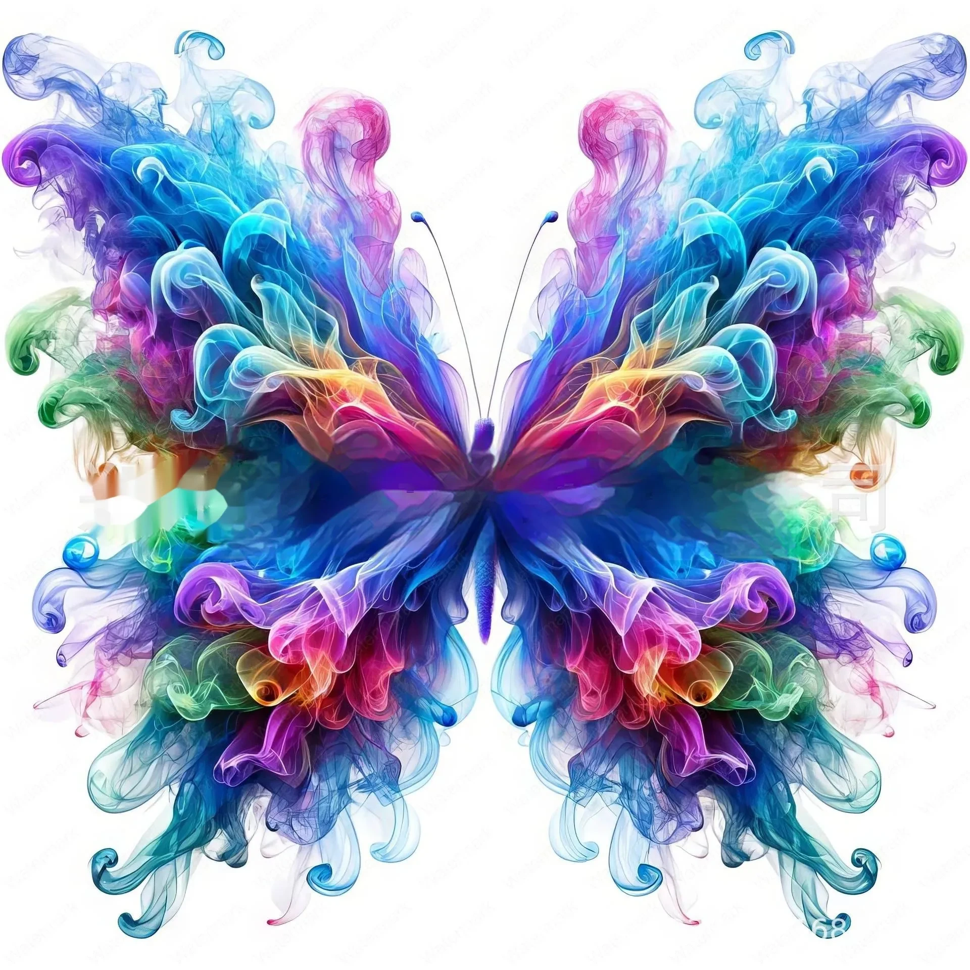 Butterfly Ethereal Smoke Butterfly Pendant Decoration