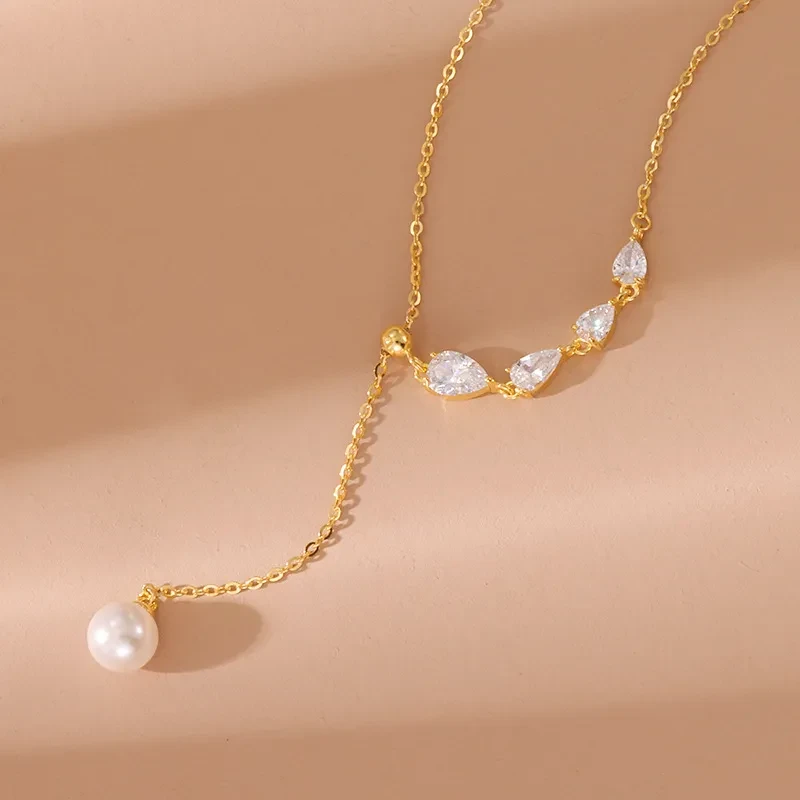 Pearl Tassel Necklace Affordable Luxury Style