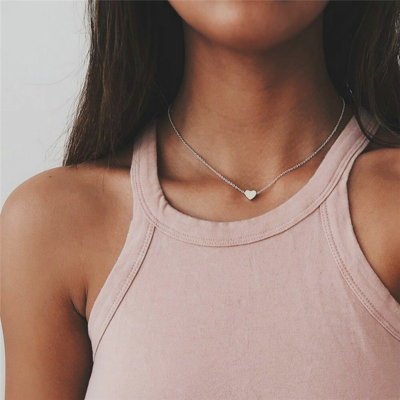 Fashion Small Heart Pendant Necklace