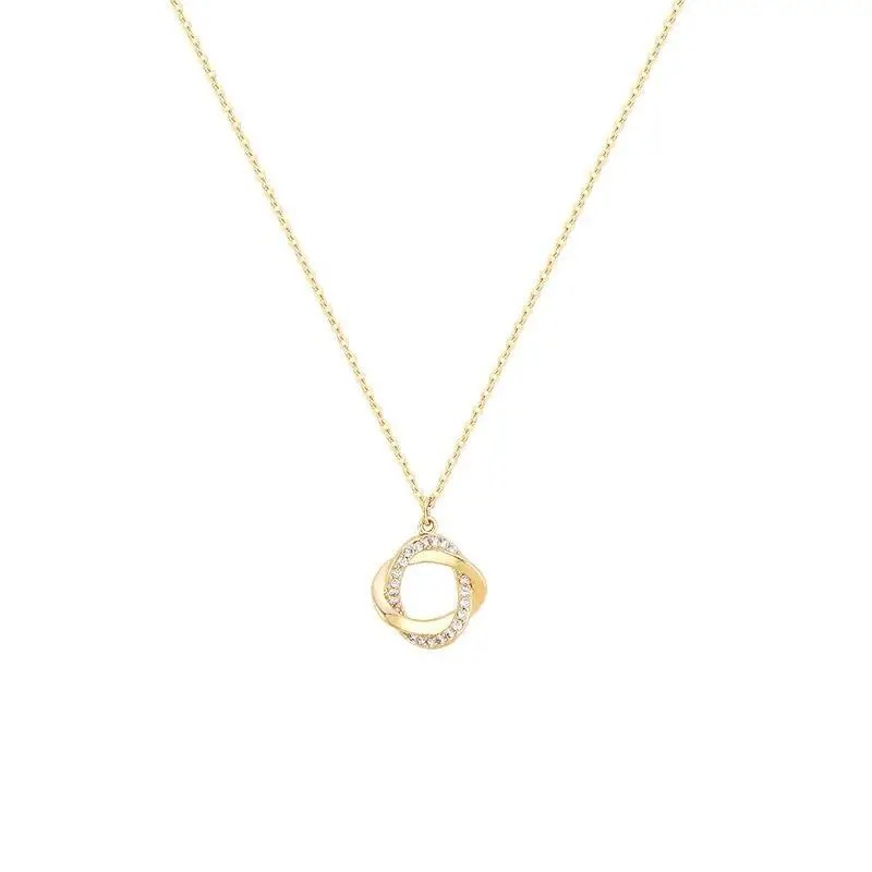 Fashion Cross Rotating 925 Sterling Silver Pendant Necklace