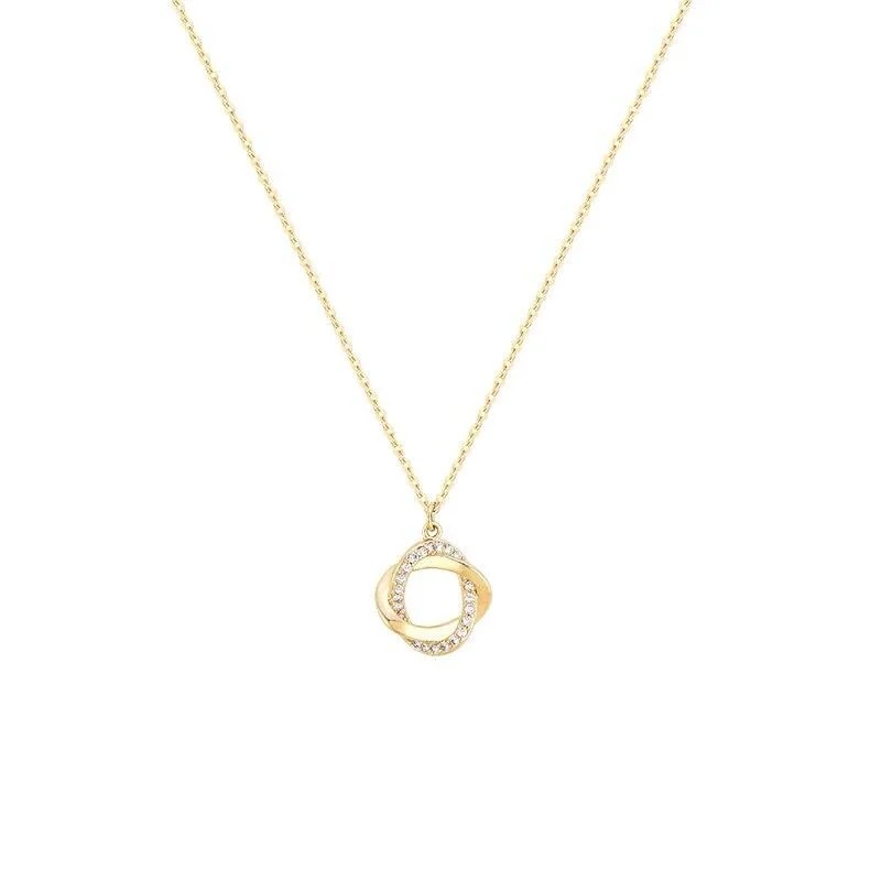 Fashion Cross Rotating 925 Sterling Silver Pendant Necklace