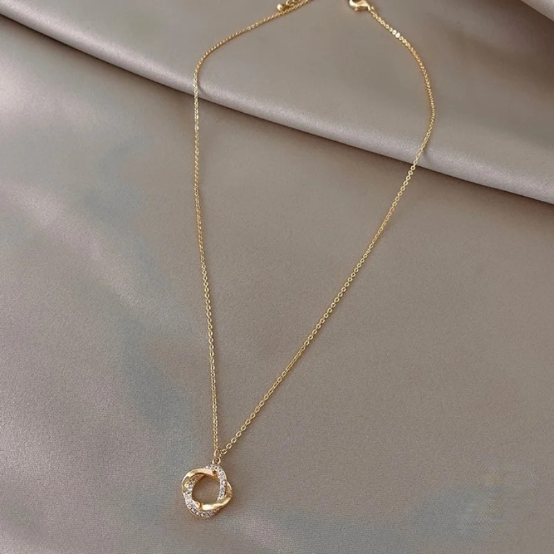 Fashion Cross Rotating 925 Sterling Silver Pendant Necklace