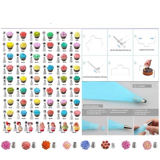 Flower bag baking tools