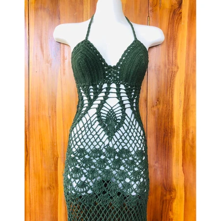 Knitted Bikini Dress Summer Wear