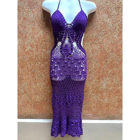 Knitted Bikini Dress Summer Wear