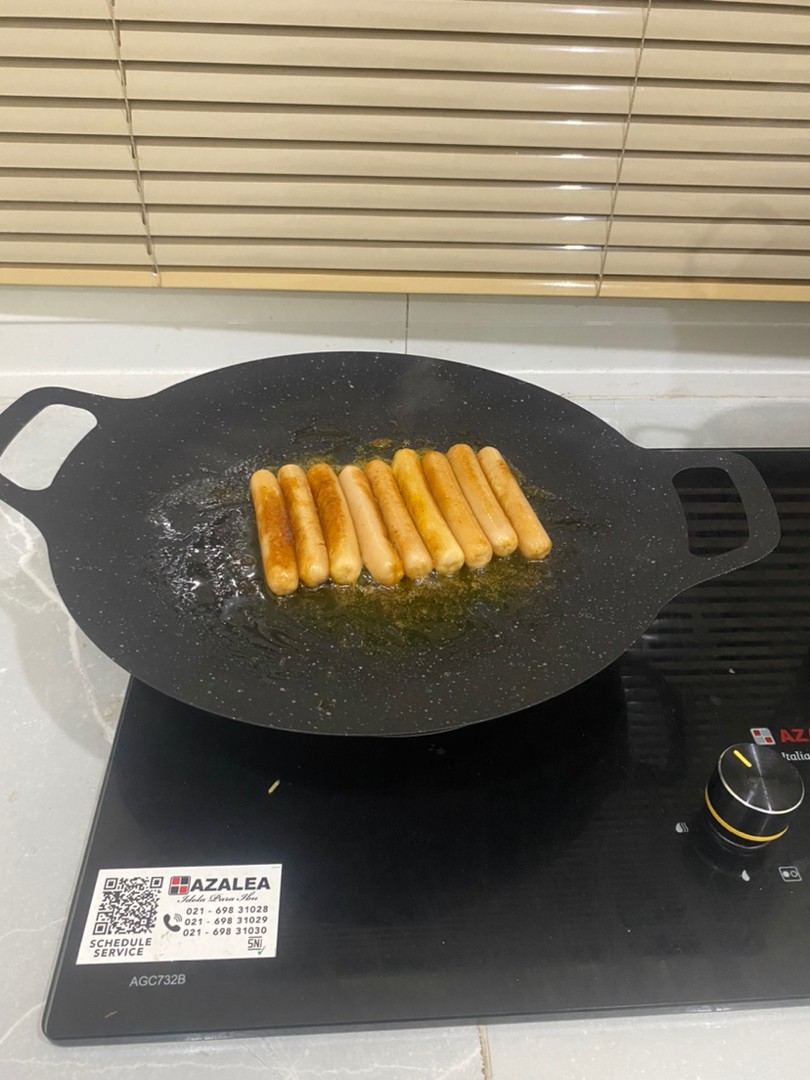 (SS) BBQ Grill Pan Korean Grilling Tools Round Non-Stick Multipurpose Frying Pan