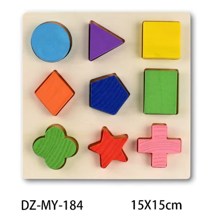 Montessori Wooden Puzzles Hand Grab