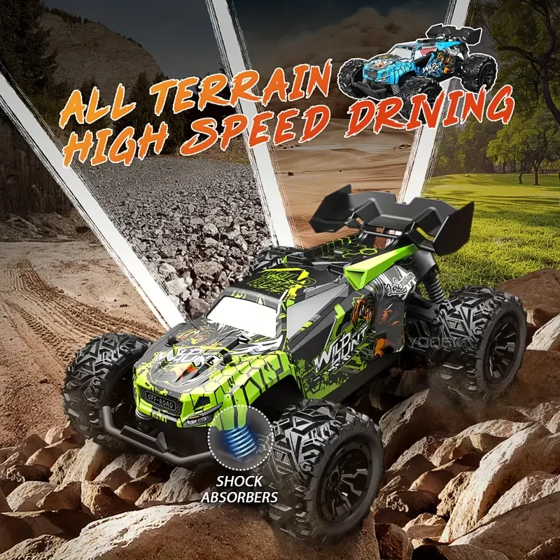 2.4GHz High-Speed RC Stunt Car - 1:20 Scale Off-Road Toy, USB Rechargeable, Perfect for Birthday, Halloween & Christmas Gifts