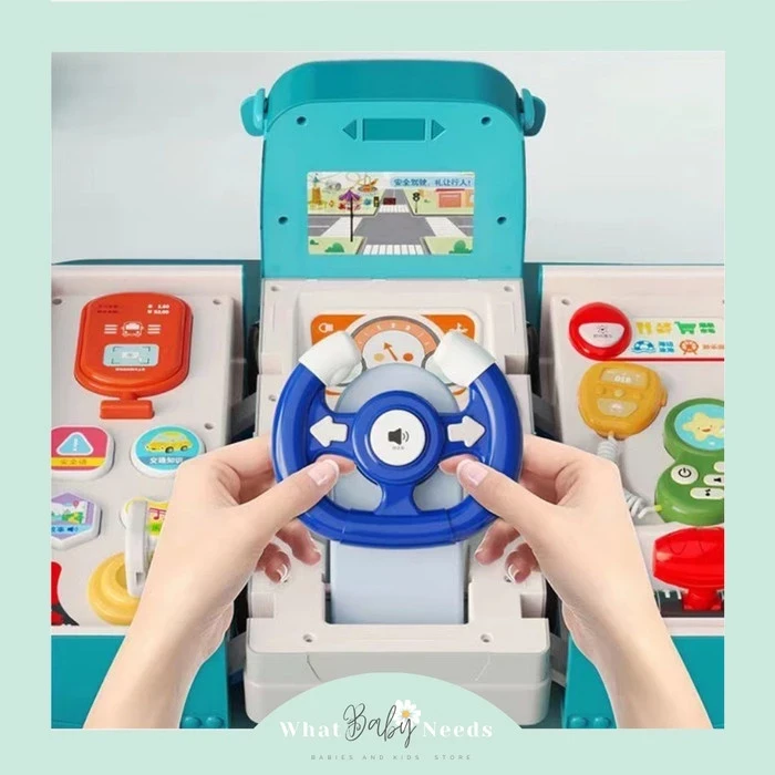 Educational Toys for Children Steering Wheel Car Bus Transformer Toy