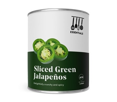 JALAPENOS GREEN SLICED 2.96KG (ESSENTIALS)