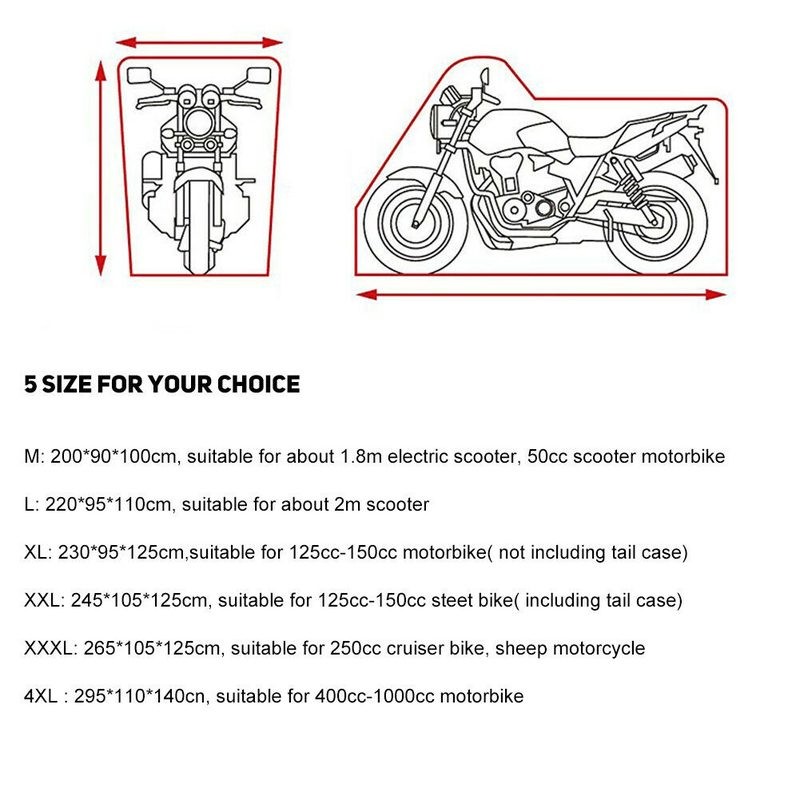 Motorbike Cover Size 4XL