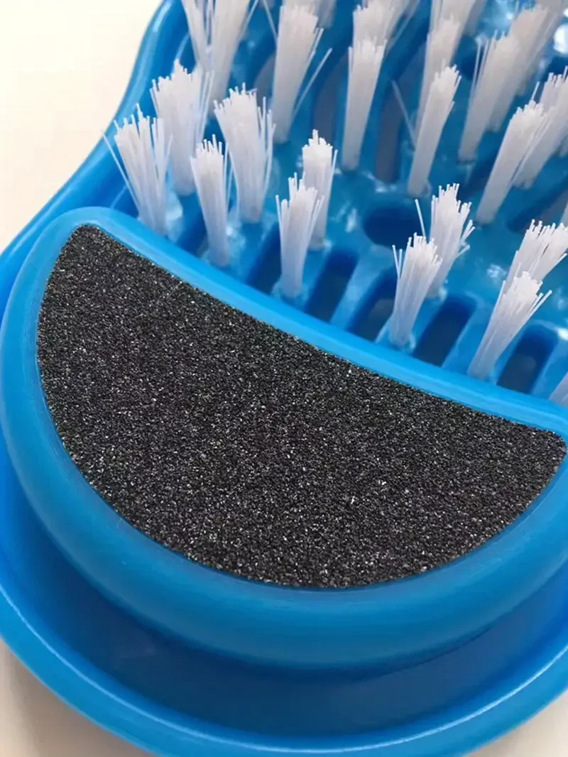 1pc Foot Scrub Brush - Gentle Exfoliating and Cleansing, Effective Dead Skin Removal, Soothing Massage for Relaxation - Convenient for Shower Floor Use with Secure Suction Cup