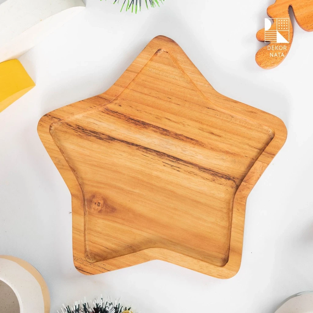 Dekornata Wooden Plate Christmas Editions / Wooden Plate / Christmas Decorations