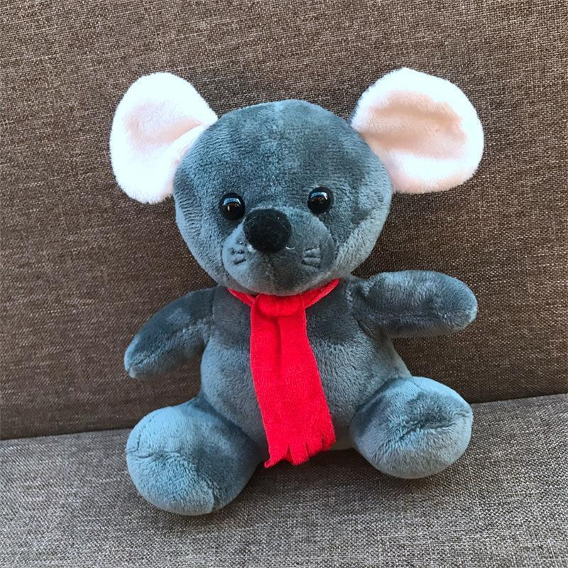 Cute Christmas Deer And Little Mouse Plush Toys