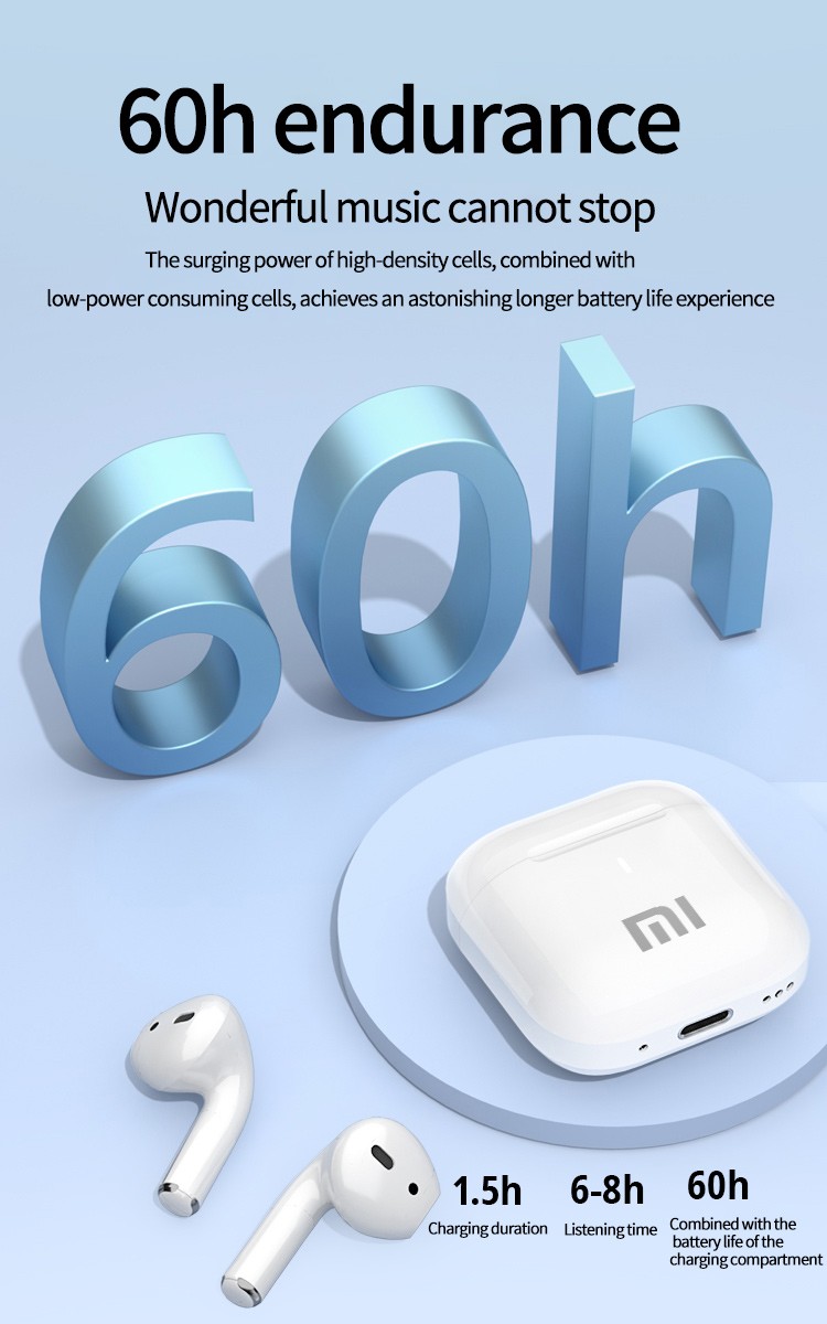 XIAOMI AP05 True Wireless Earphone Buds5 - HiFi Stereo Sound Bluetooth 5.3